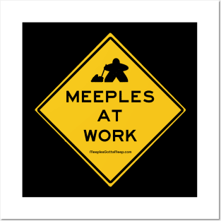 Meeples at Work Posters and Art